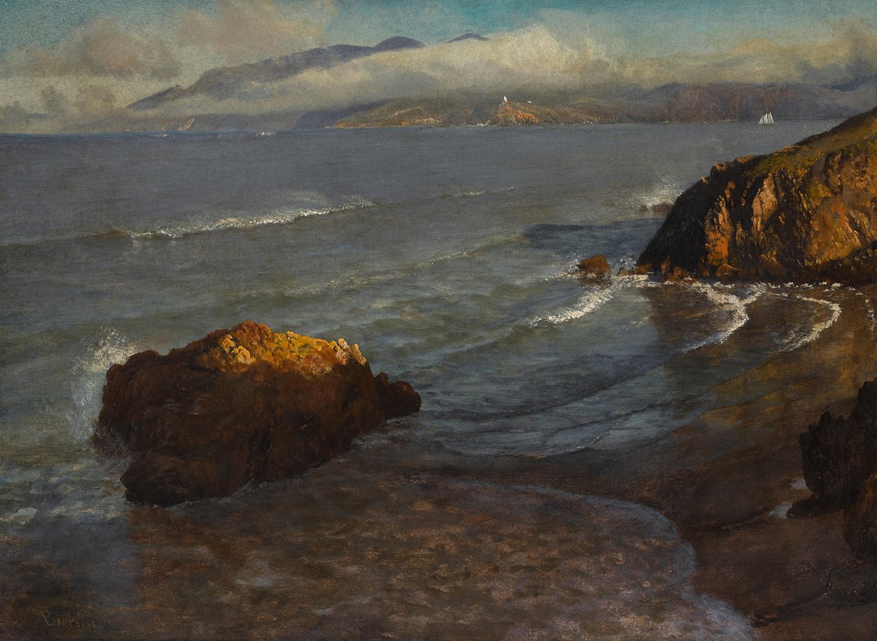 Ingång till Golden Gate av Albert Bierstadt