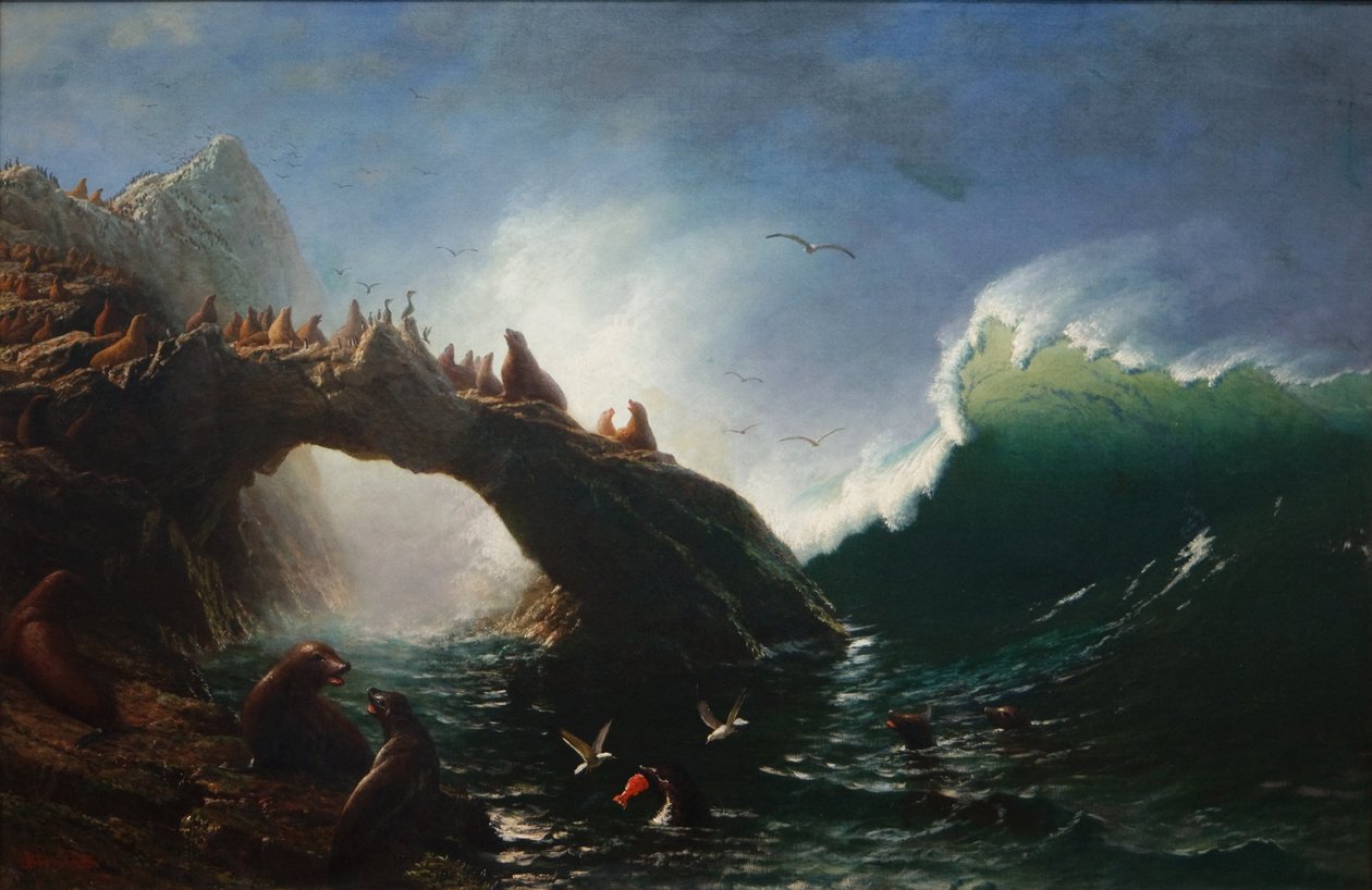 Farallon-ön av Albert Bierstadt