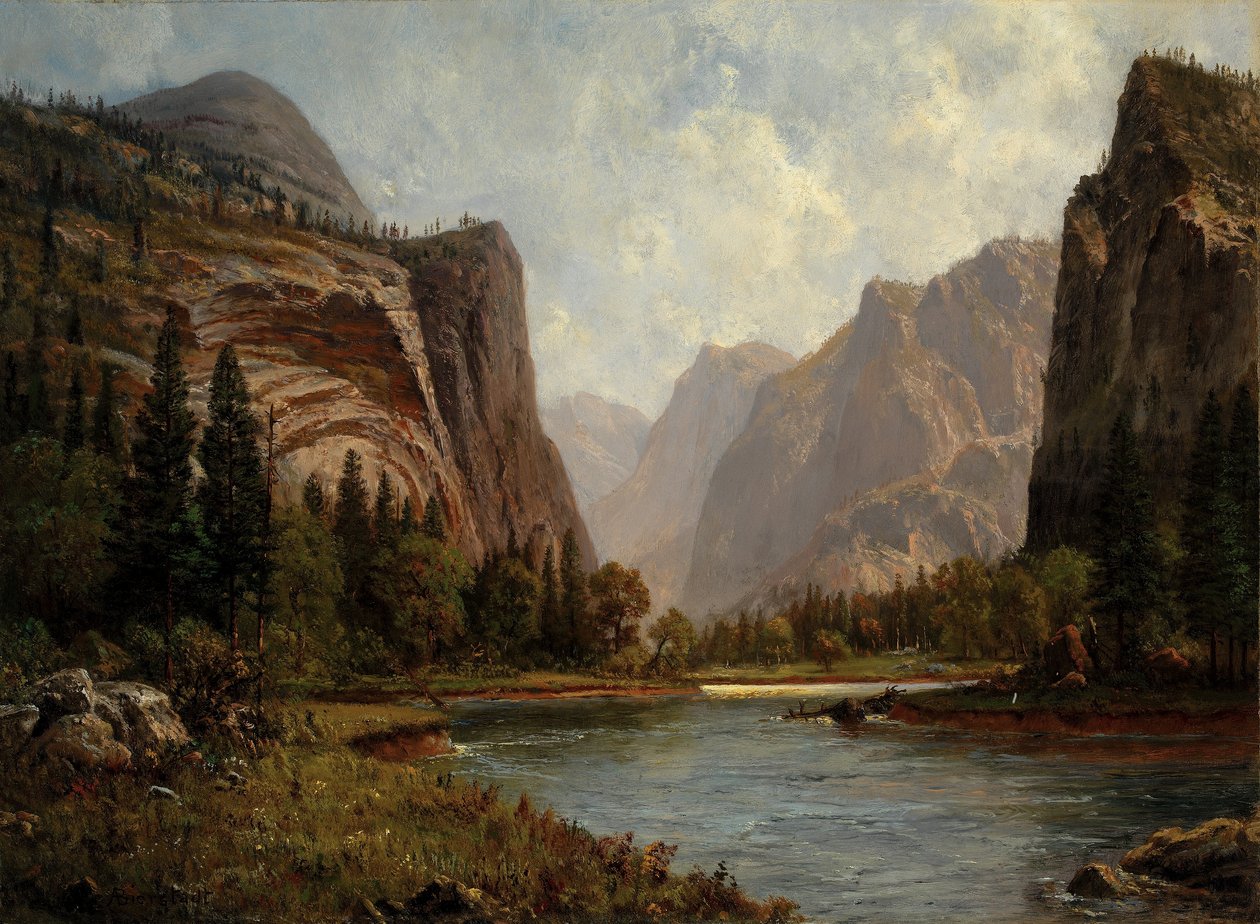 Portarna till Yosemite av Albert Bierstadt