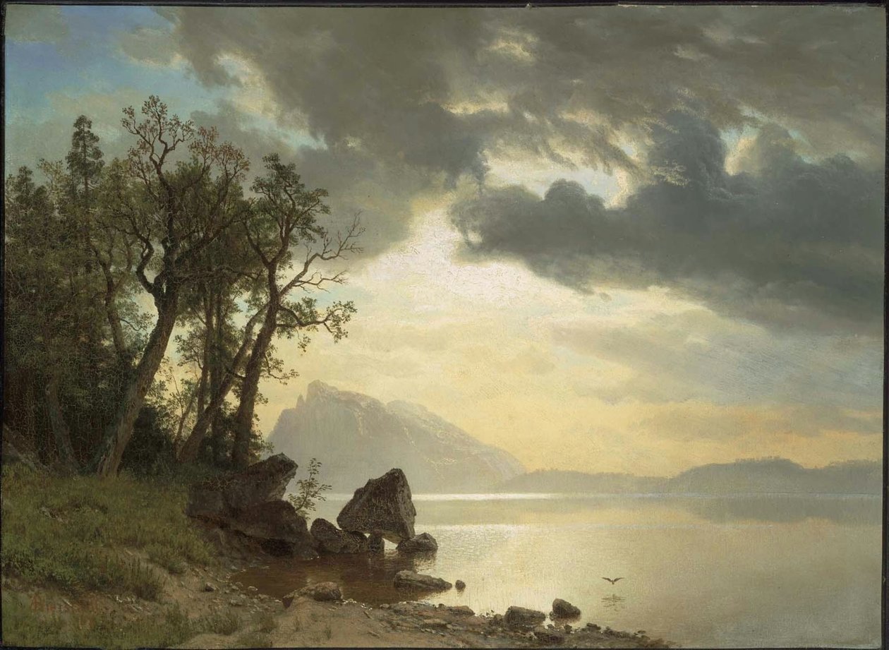Lake Tahoe, Kalifornien av Albert Bierstadt