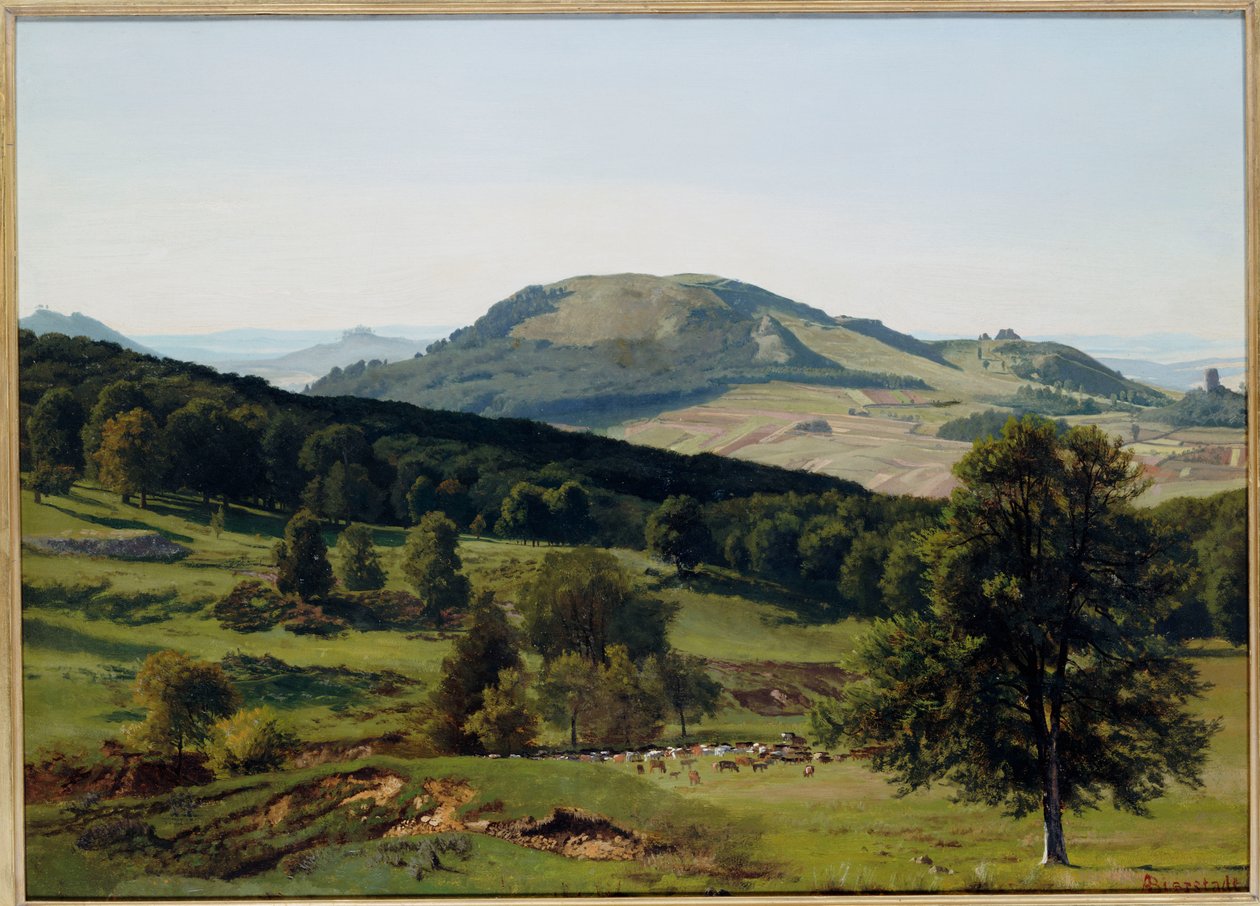 Landskap - Hill and Dale av Albert Bierstadt