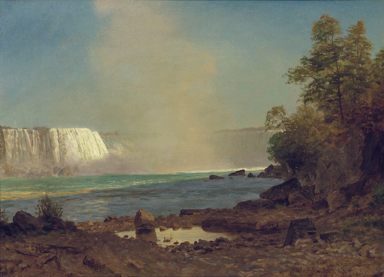 Niagarafallen, 1863 av Albert Bierstadt