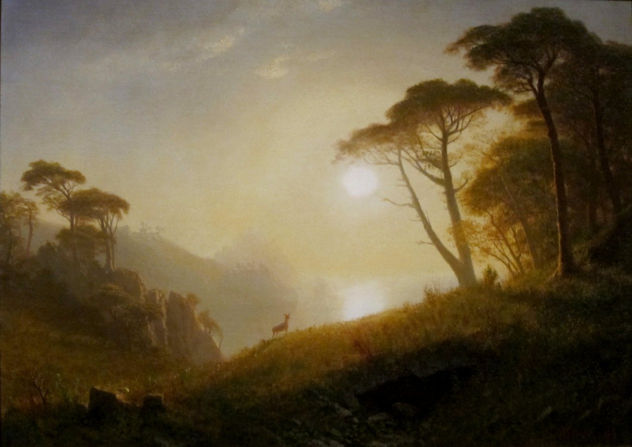 Scener i Yosemite Valley av Albert Bierstadt