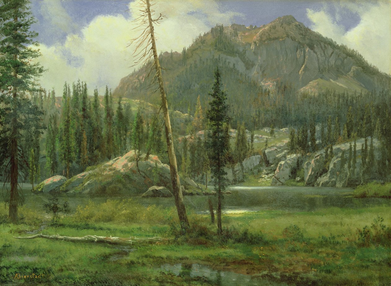 Sierra Nevada-bergen av Albert Bierstadt