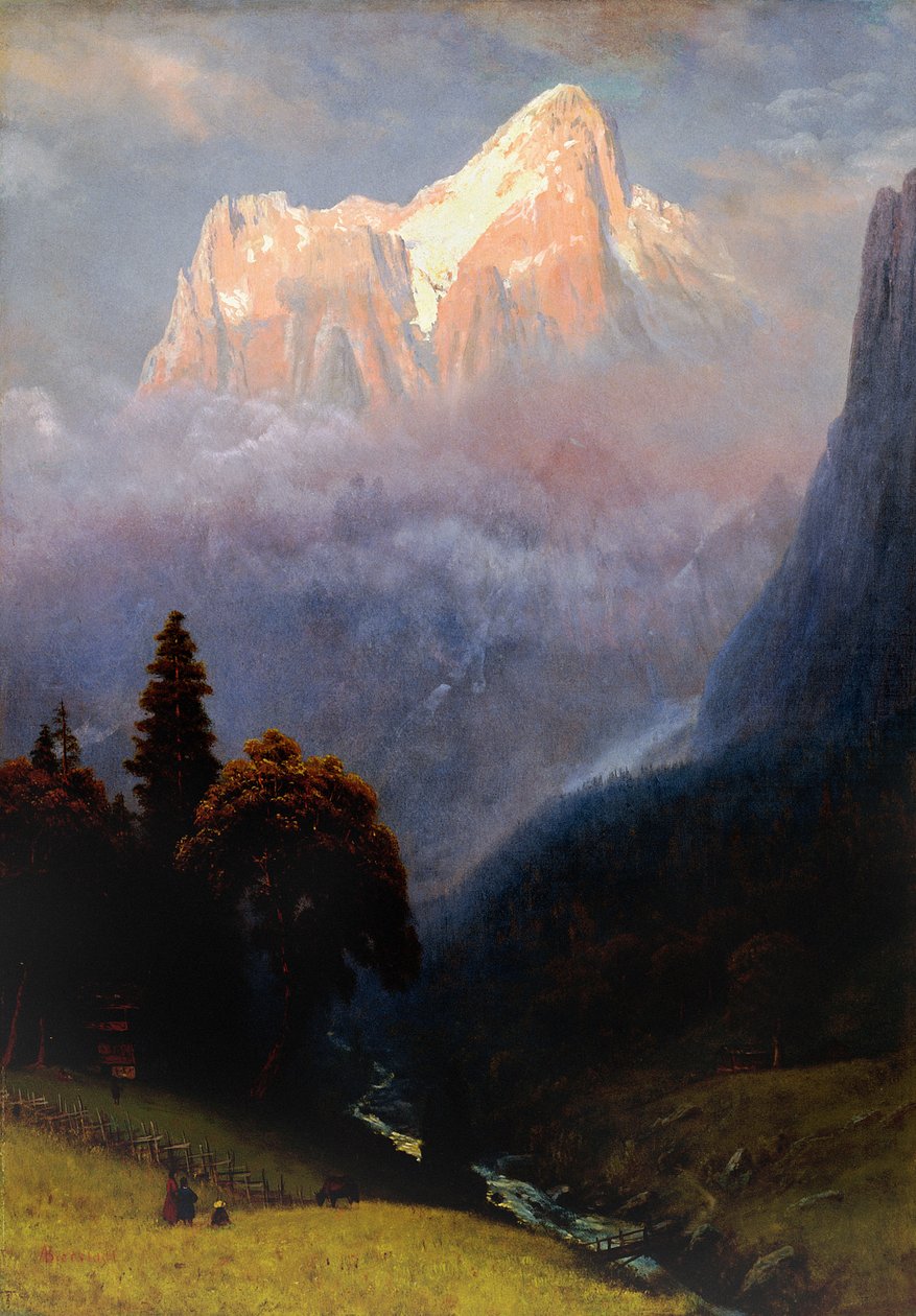 Storm Among the Alps, c.1856 av Albert Bierstadt
