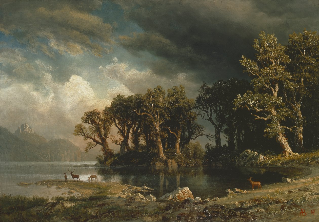 Den kommande stormen av Albert Bierstadt