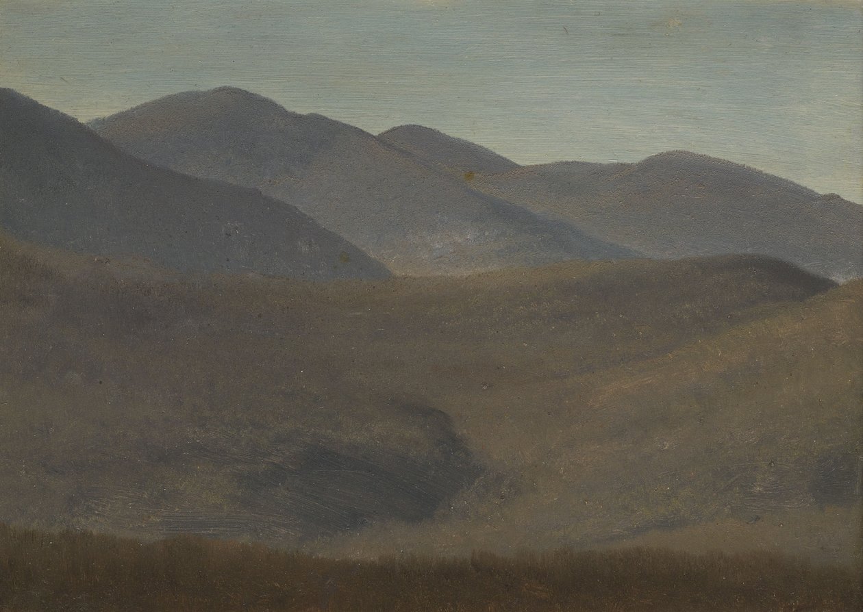 Vågformationer: White Mountains, New Hampshire av Albert Bierstadt