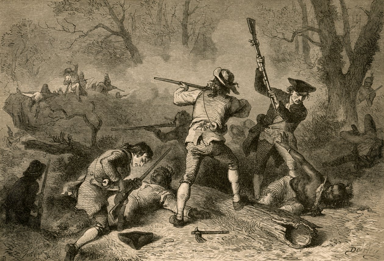 Konflikt med indianerna på sydvästra gränserna, 1877. av Albert Bobbett