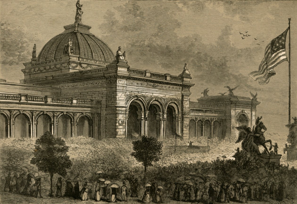 Invigning av hundraårsutställningen den 4 maj 1876, 1878. av Albert Bobbett