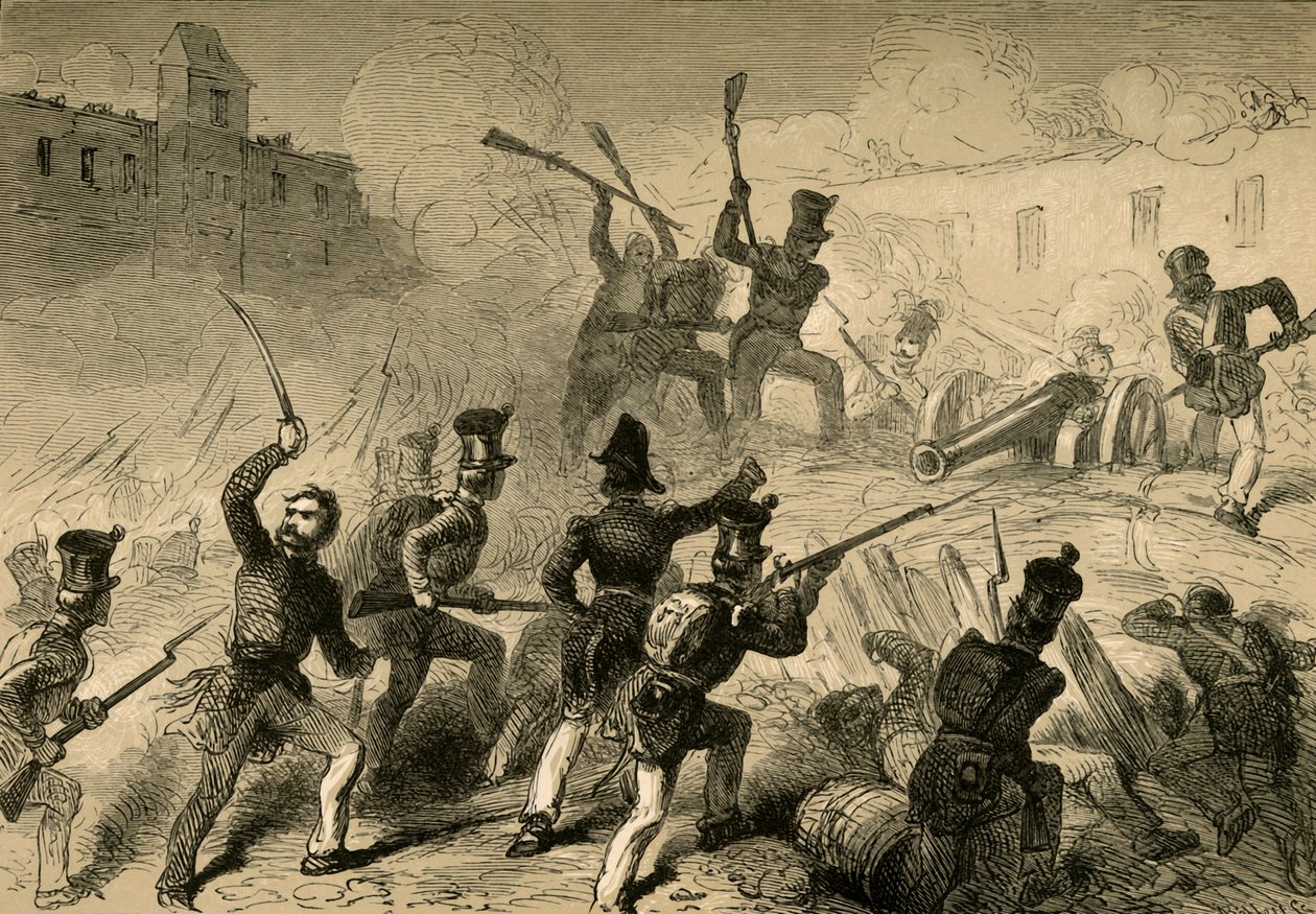 Intagandet av Monterey, 1878. av Albert Bobbett