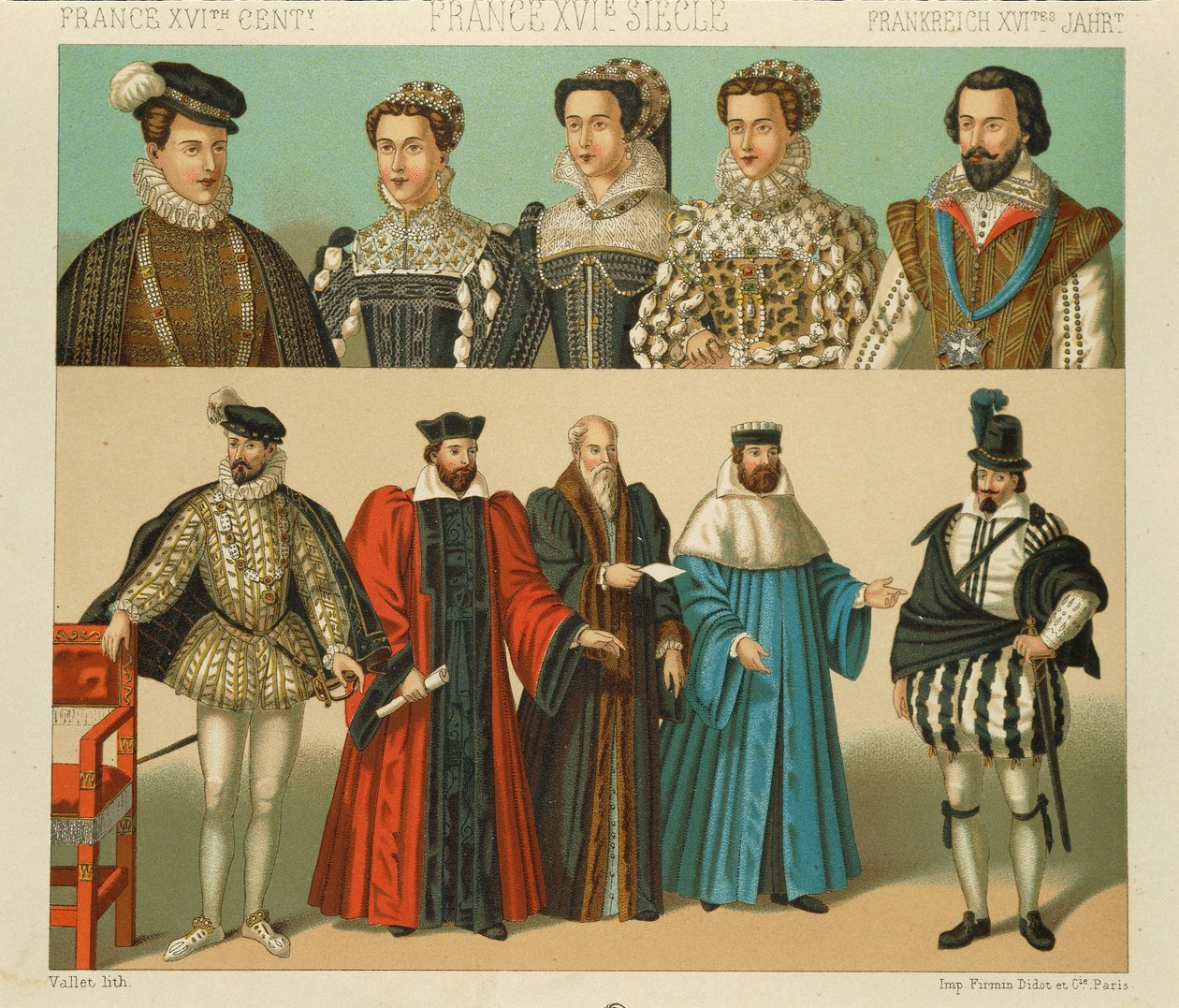 "Le Costume Historique" (The Complete Costume History) av Auguste Racinet, IV volym av Albert Charles August Racinet