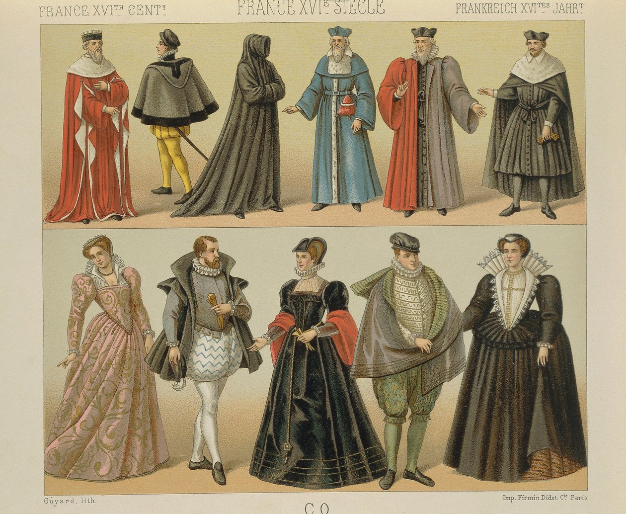 "Le Costume Historique" (The Complete Costume History) av Auguste Racinet, volym IV av Albert Charles August Racinet
