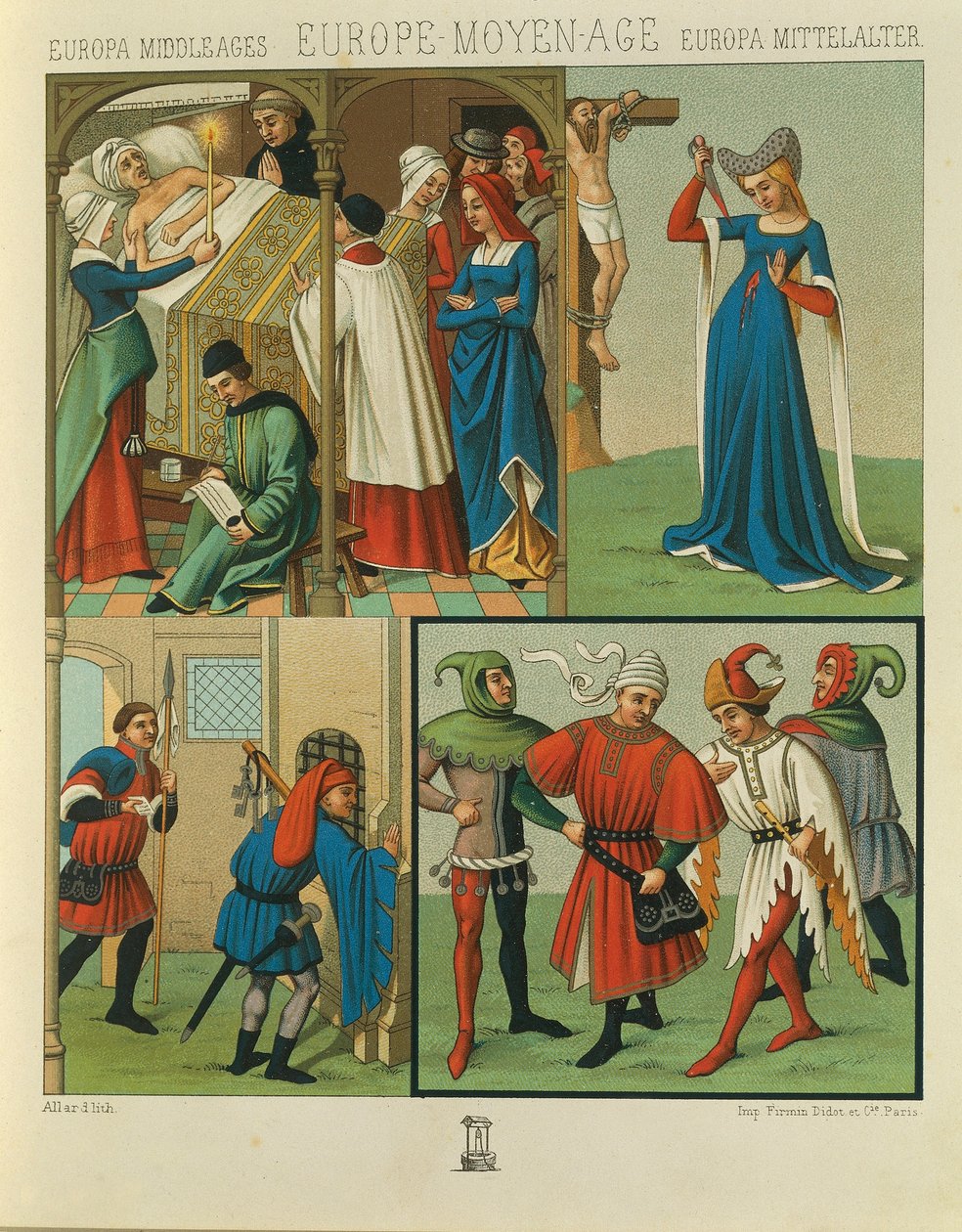 "Le Costume Historique" (The Complete Costume History) av Auguste Racinet, volym IV av Albert Charles August Racinet