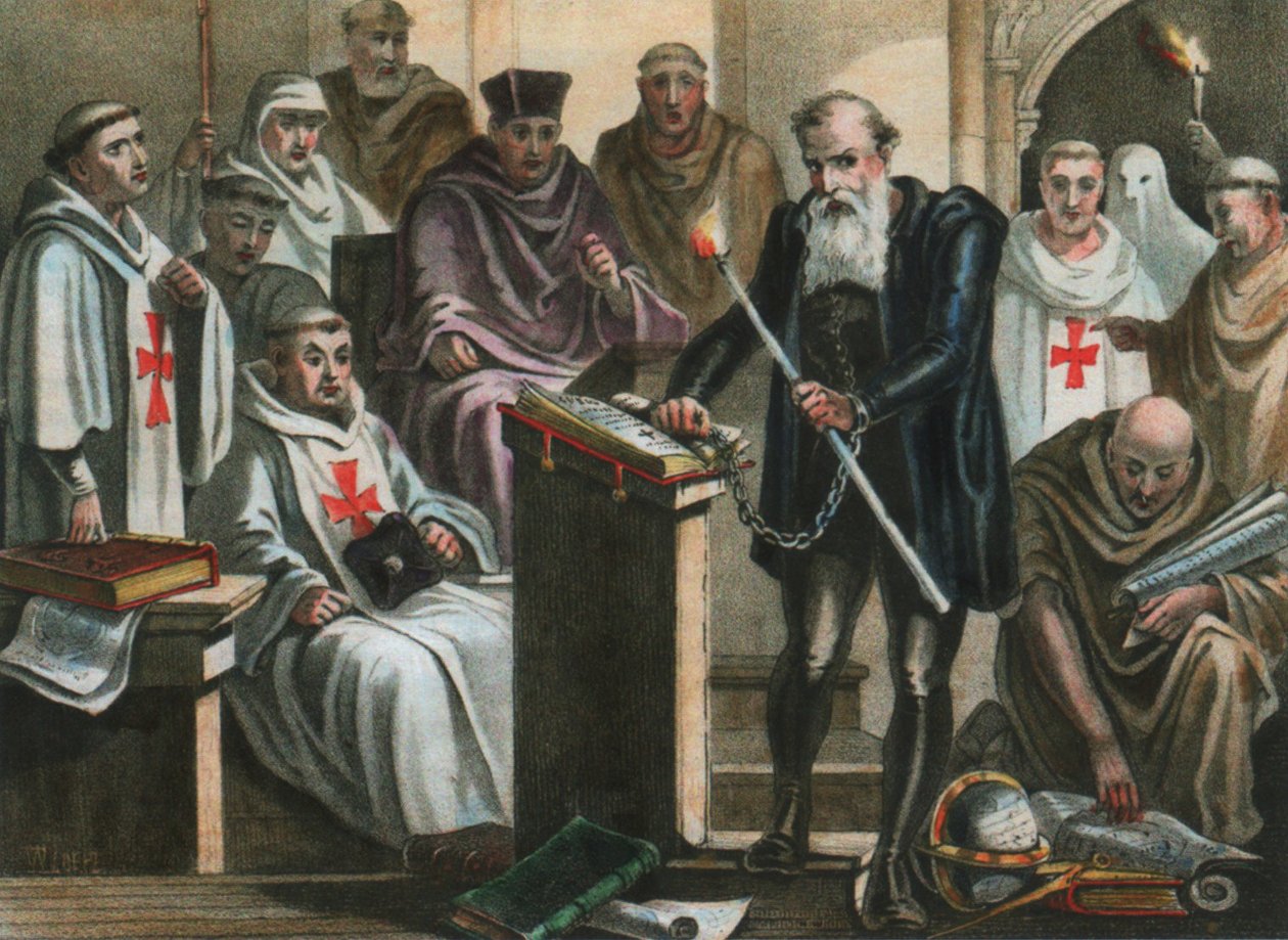 Galileo Galilei inför det heliga kontoret av Albert Chereau