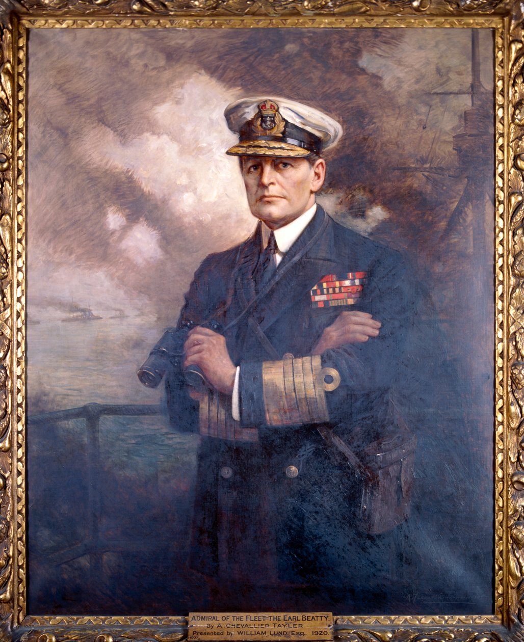 Amiral of the Fleet, Earl Beatty, 1920 av Albert Chevallier Tayler