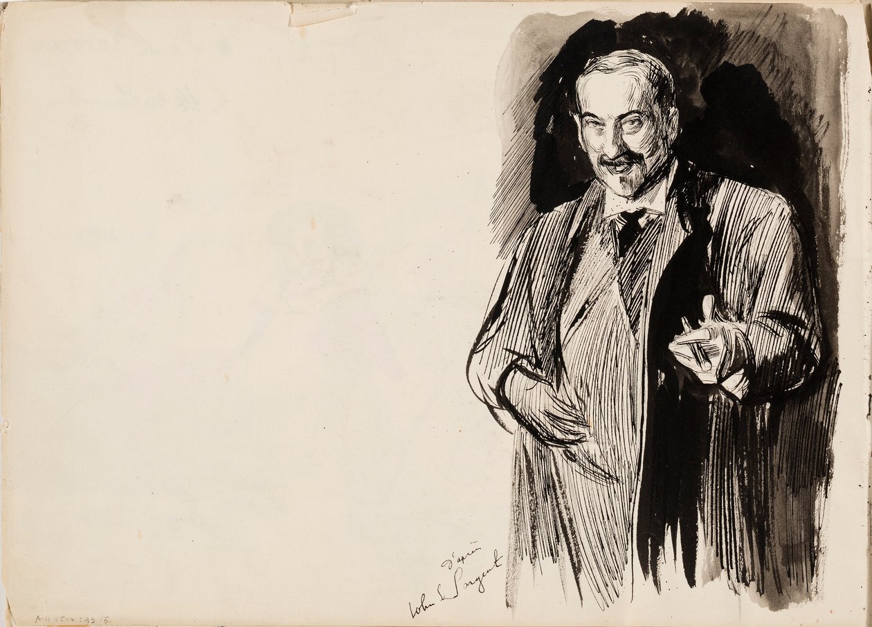 Asher Wertheimer efter John S. Sargent av Albert Edelfelt