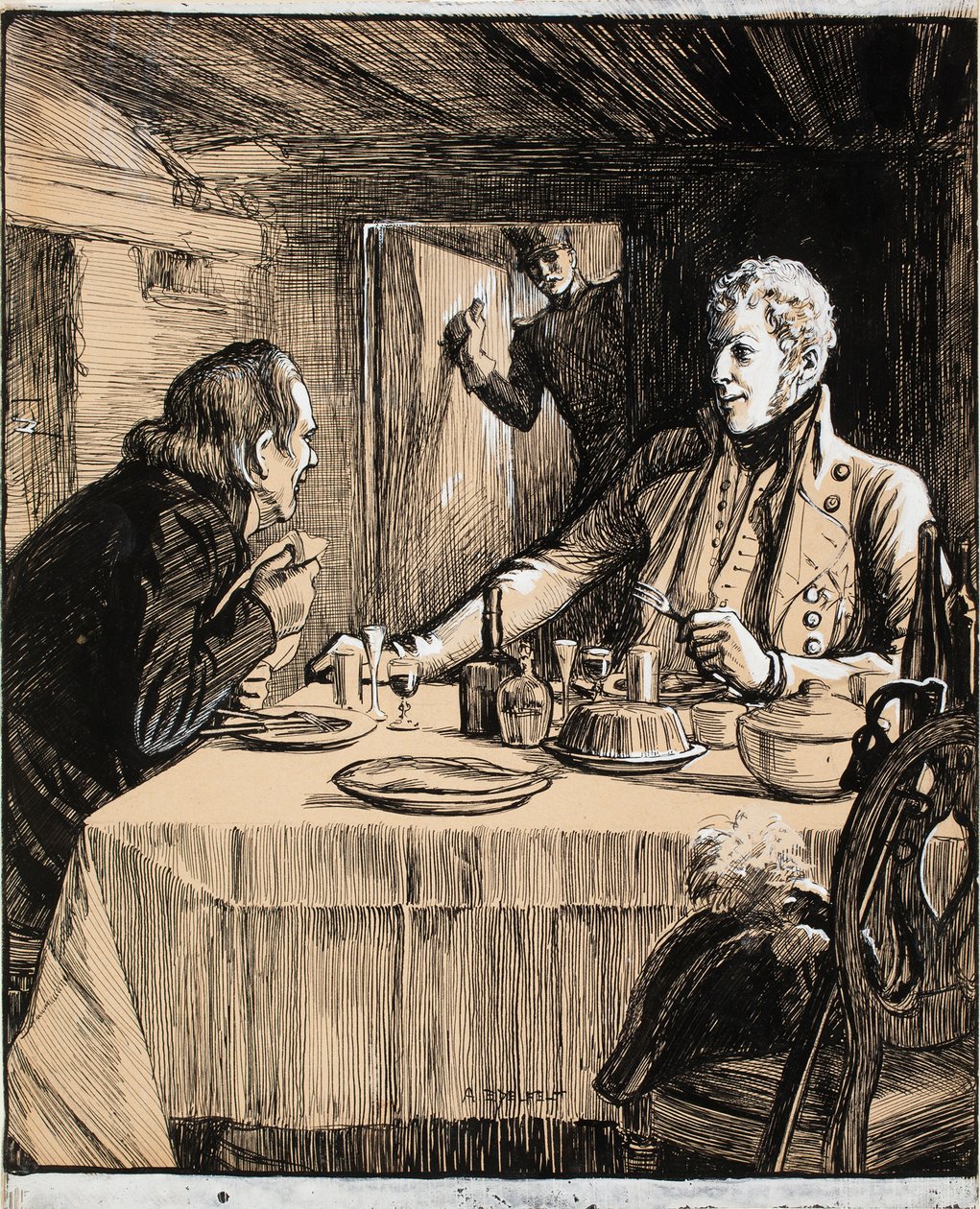 Frukost i Pardala ur dikten av Sandels av Albert Edelfelt