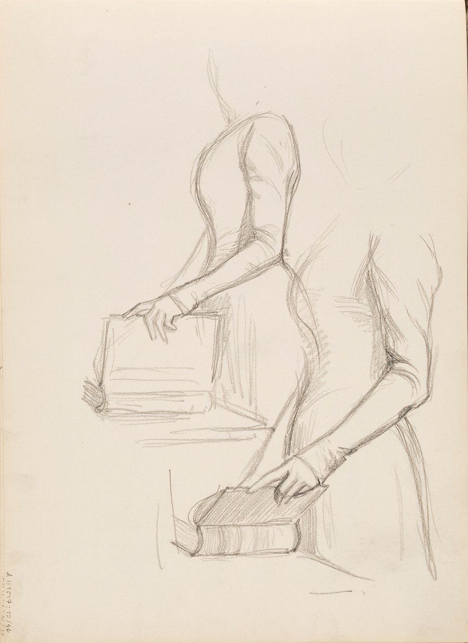Camille Vallery-Radot, skiss till porträtt av Albert Edelfelt
