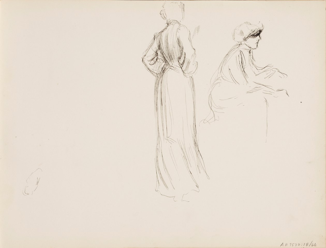 Personalens utkast av Albert Edelfelt