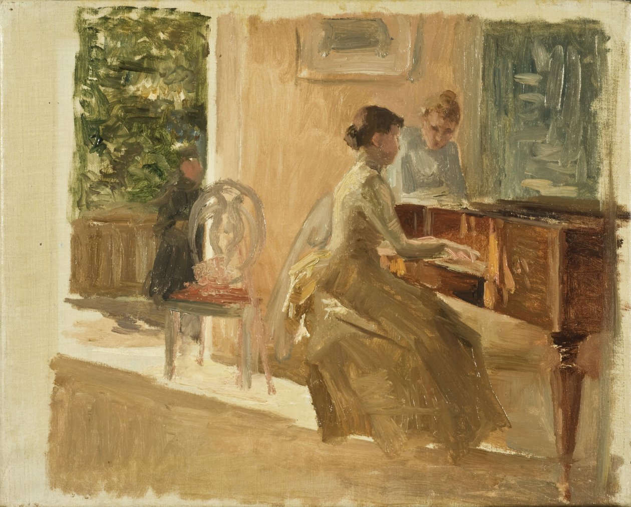 I salongen på Haiko av Albert Edelfelt