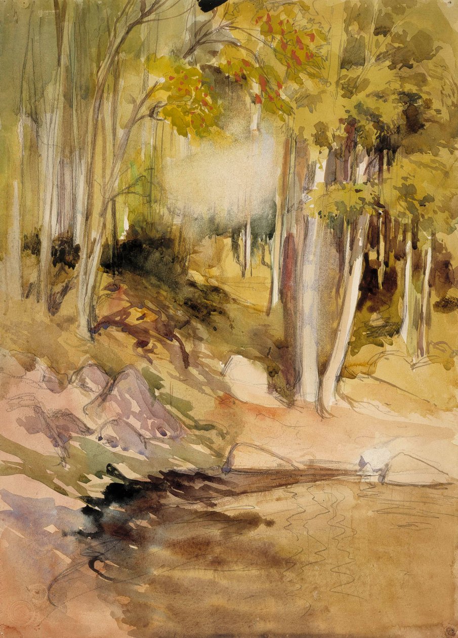 I skogen av Albert Edelfelt