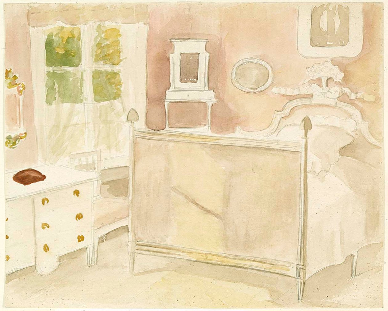 Interiör från Haikko Villa av Albert Edelfelt