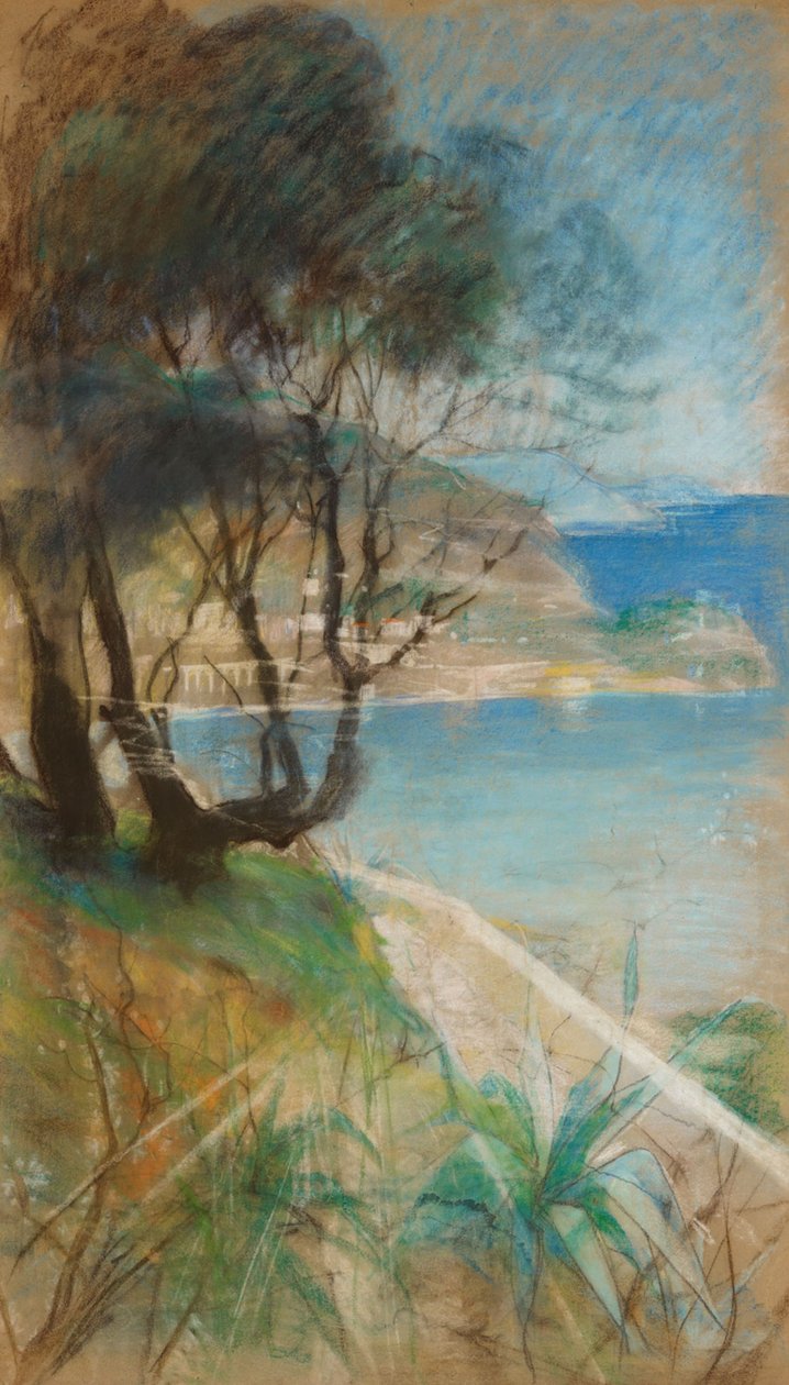 Landskap från Medelhavet av Albert Edelfelt
