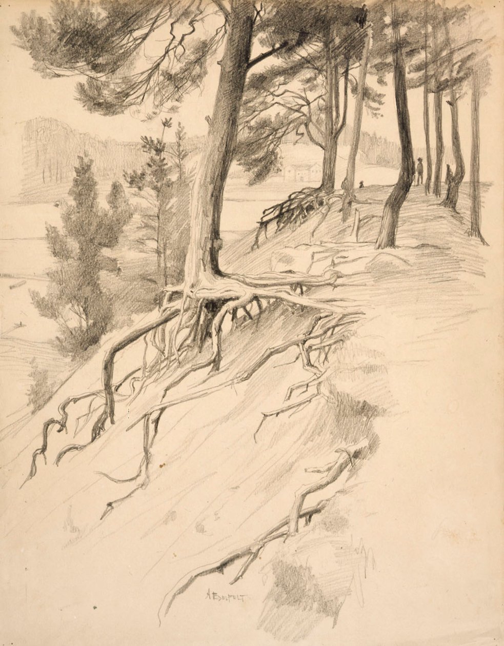 Linnanmäki, Porvoo av Albert Edelfelt