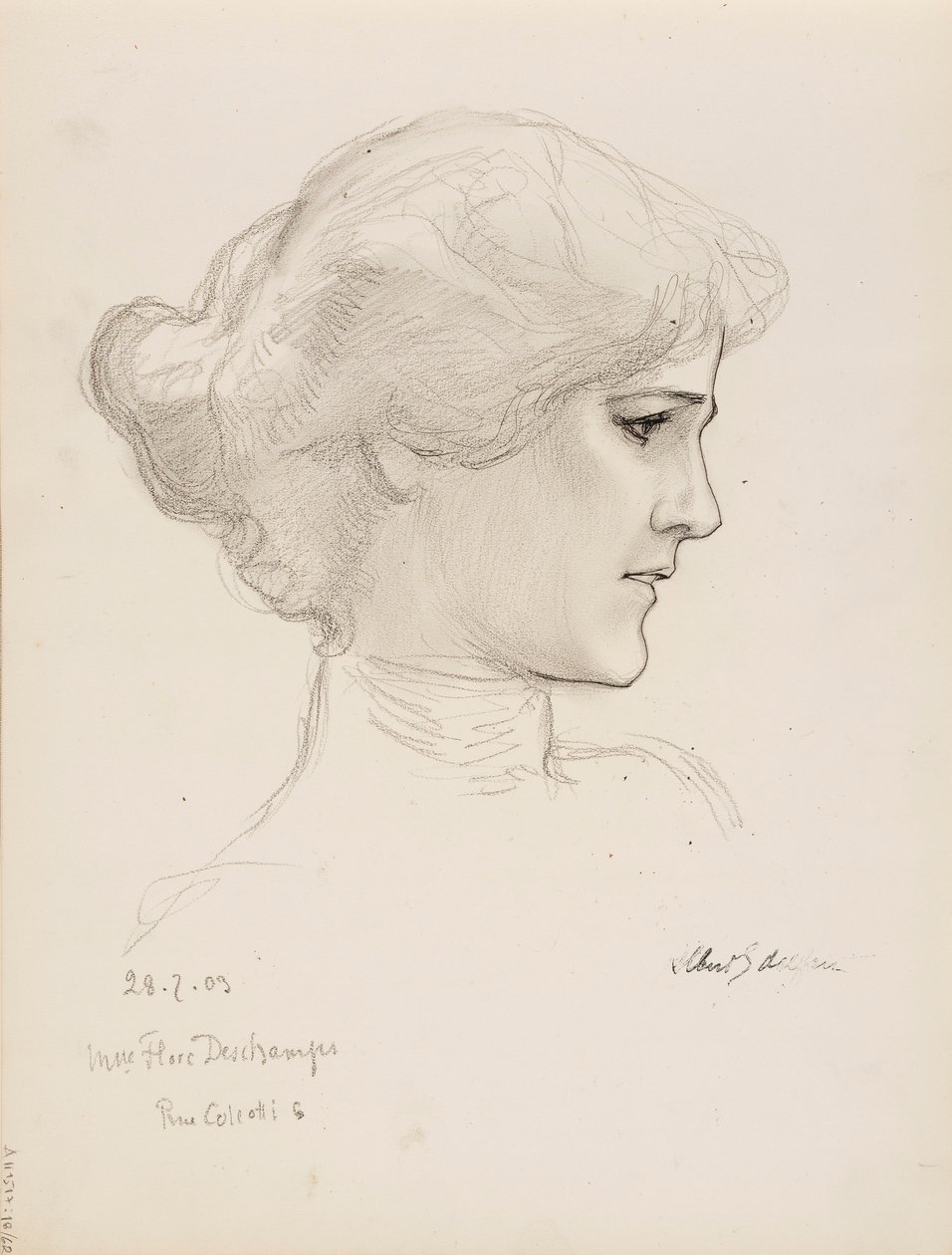 Flore Deschamps av Albert Edelfelt