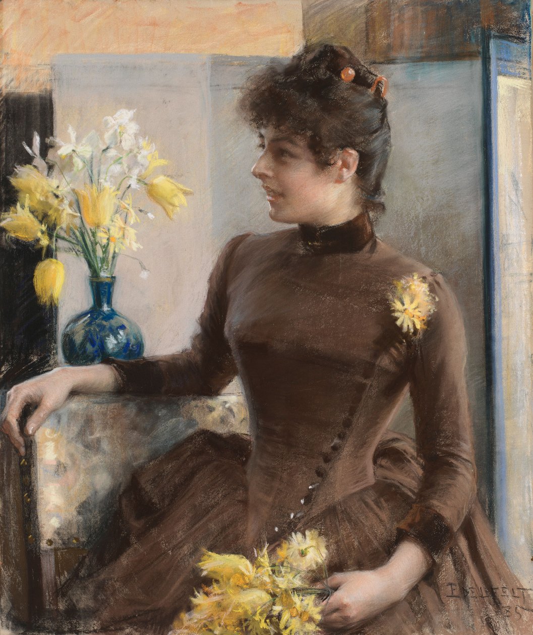 Parisisk kvinna av Albert Edelfelt