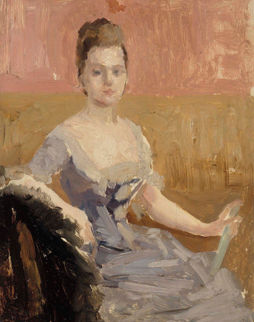 Porträttstudie av grevinnan Augusta Lewenhaupt av Albert Edelfelt