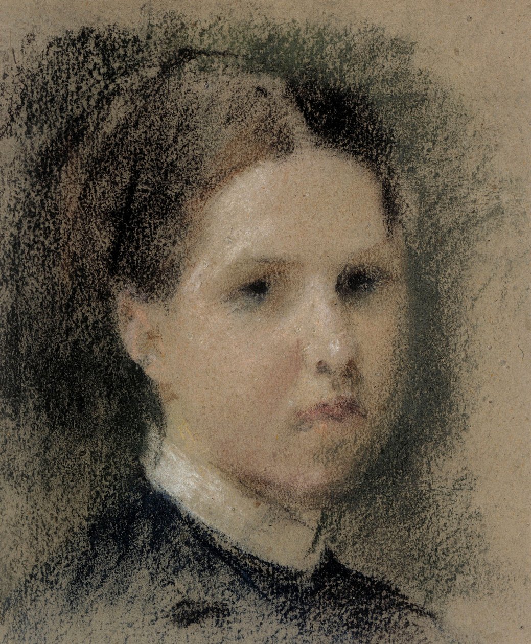 Porträtt av Annie Edelfelt av Albert Edelfelt