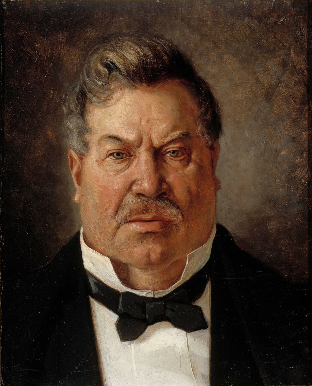 Porträtt av August Streng av Albert Edelfelt