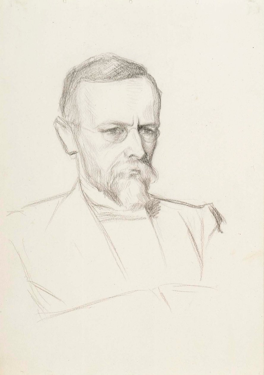 Porträtt av Axel Lille av Albert Edelfelt