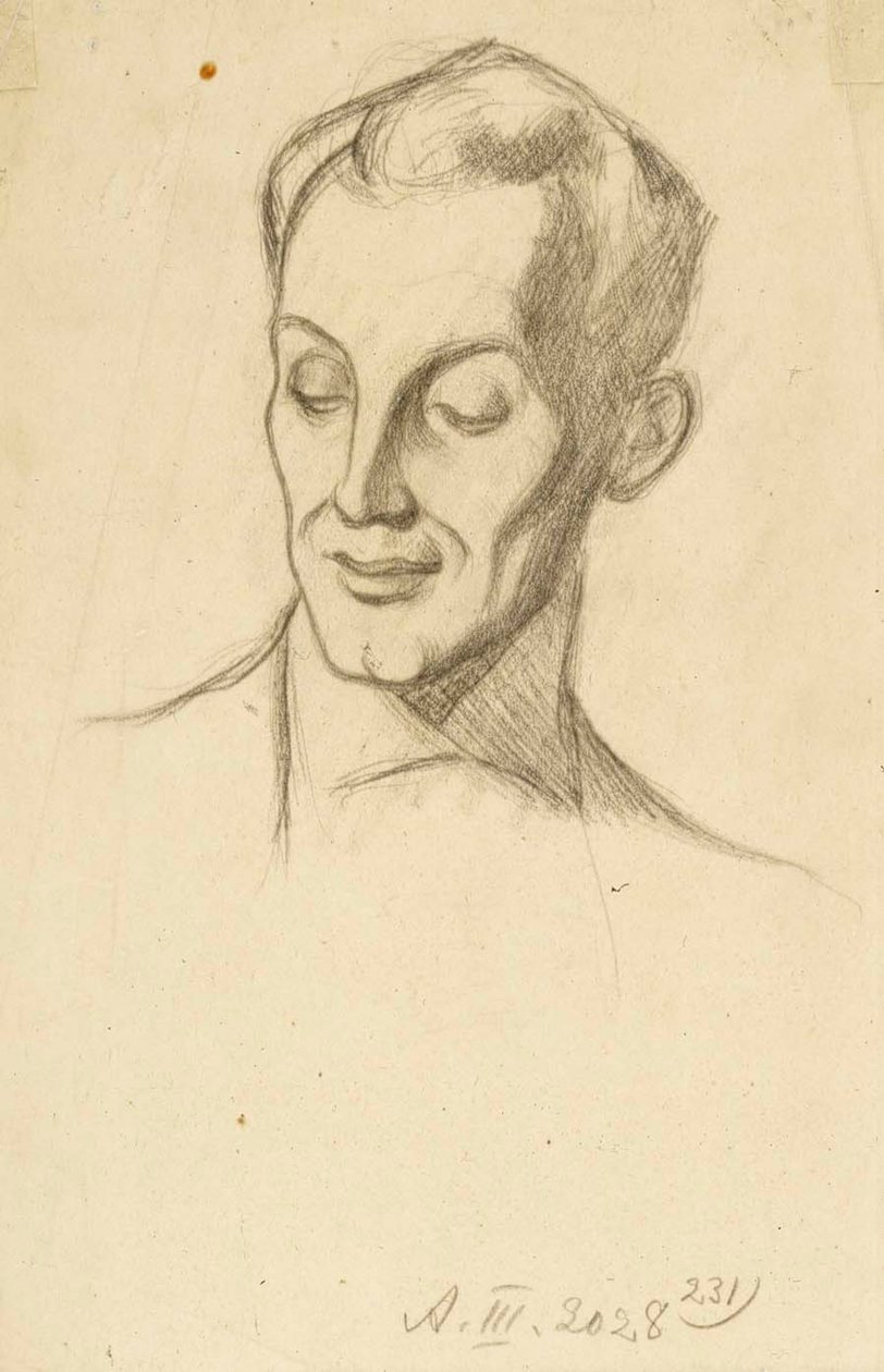 Porträtt av Bruno Aspelin av Albert Edelfelt