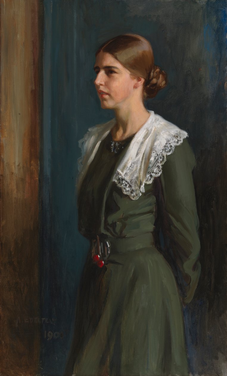 Porträtt av Mrs Michaela Pooley (född Krohn) av Albert Edelfelt