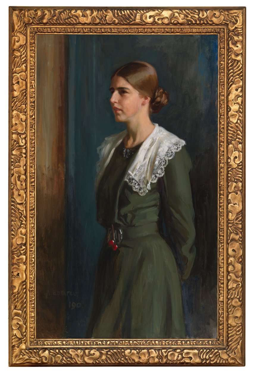 Porträtt av Mrs Michaela Pooley (född Krohn) av Albert Edelfelt