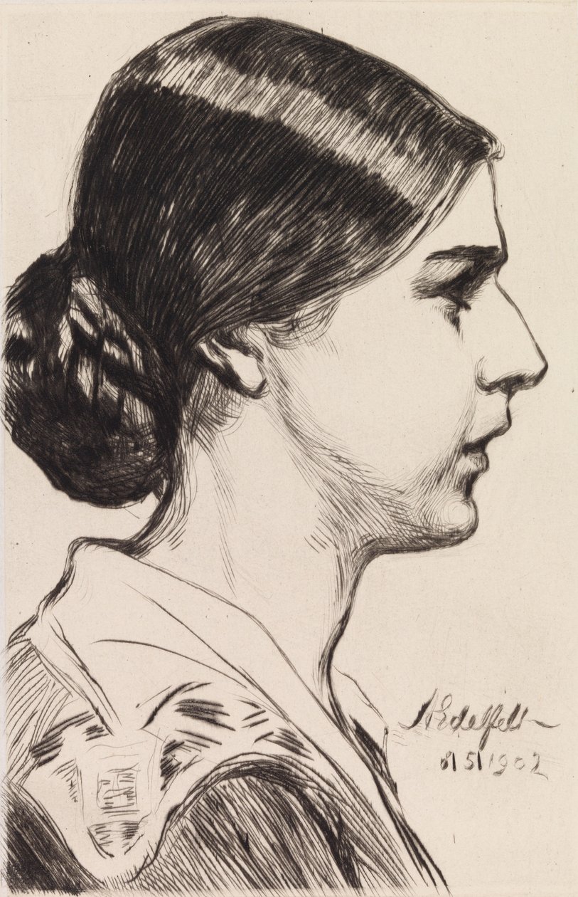 Porträtt av fru Michaela Pooley (född Krohn) av Albert Edelfelt
