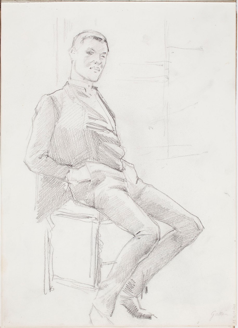 Porträtt av en man av Albert Edelfelt