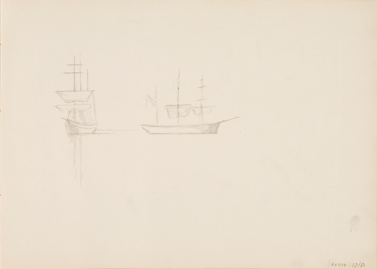 Segelbåtar av Albert Edelfelt