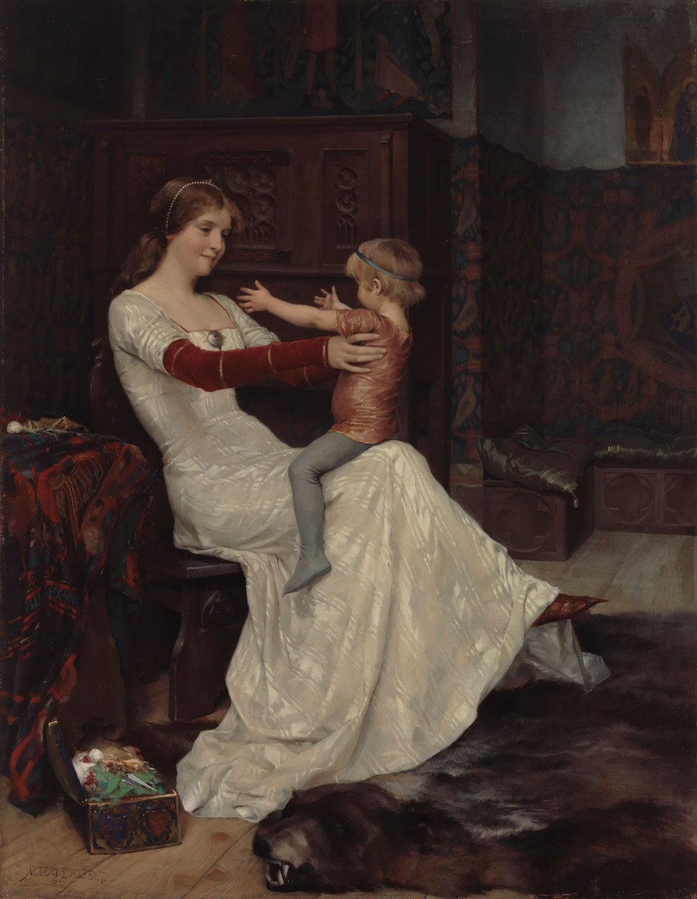 Drottning Bianca av Albert Edelfelt