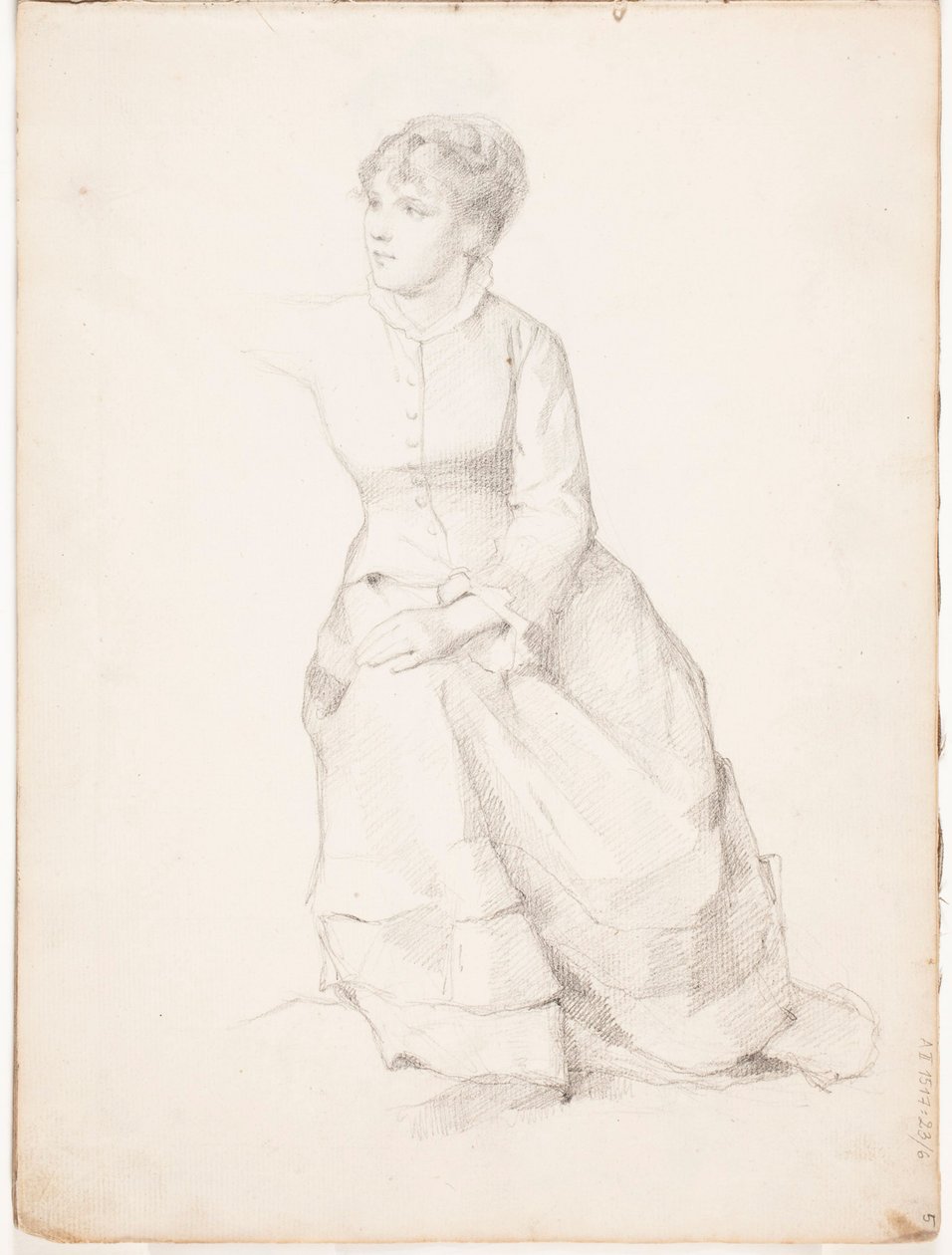 Sittande kvinna av Albert Edelfelt