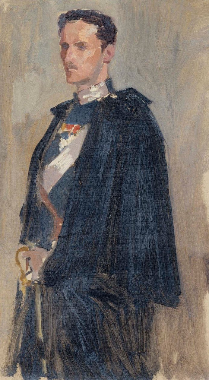 Skiss till porträttet av prins Carl av Albert Edelfelt