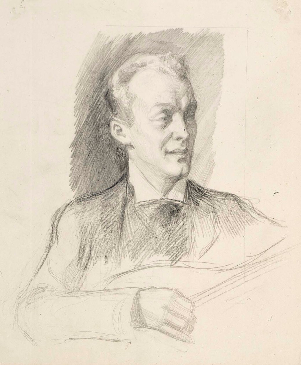 Konstnären Bruno Aspelin av Albert Edelfelt