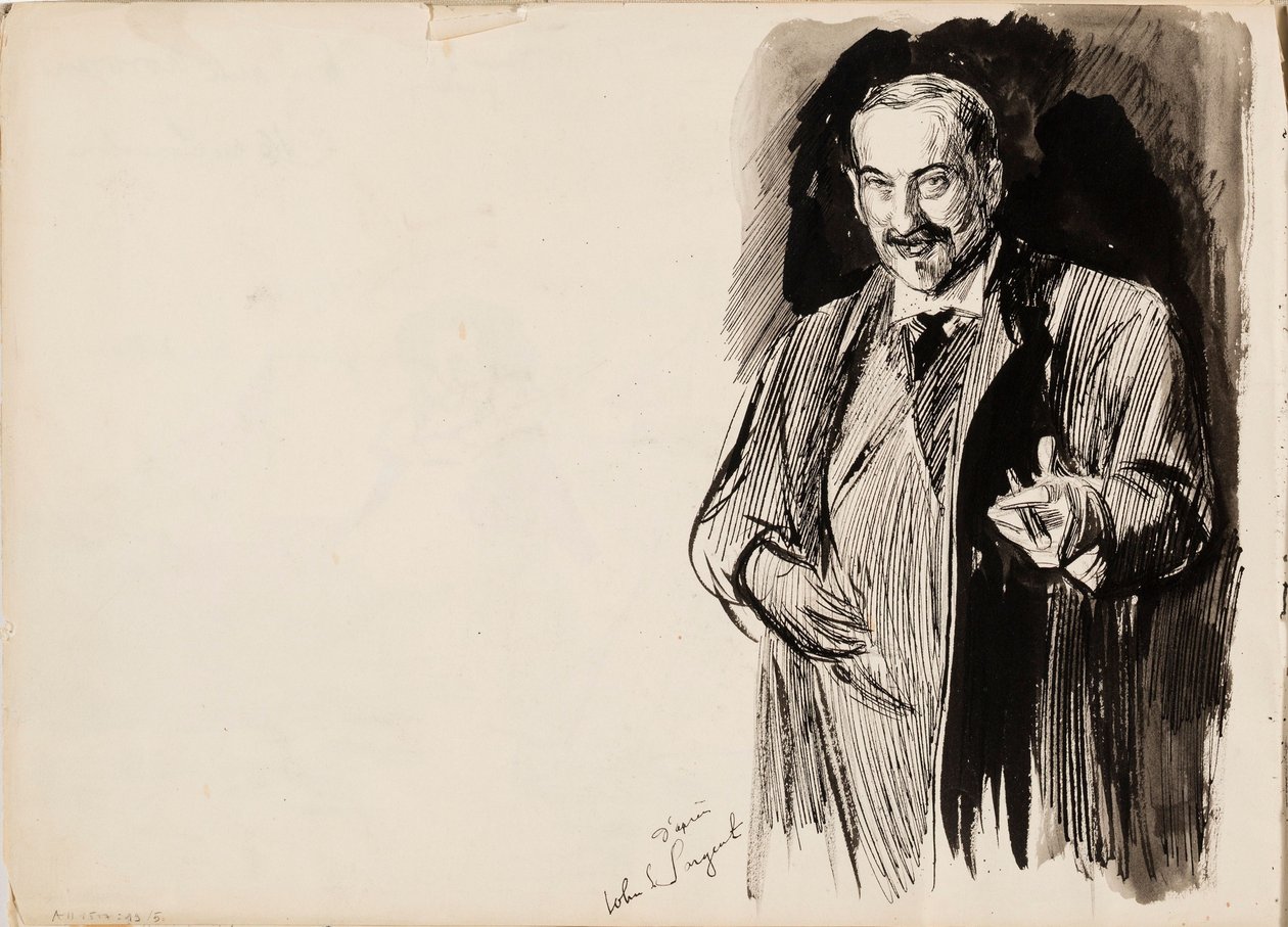 Asher Wertheimer efter John S. Sargent av Albert Edelfelt