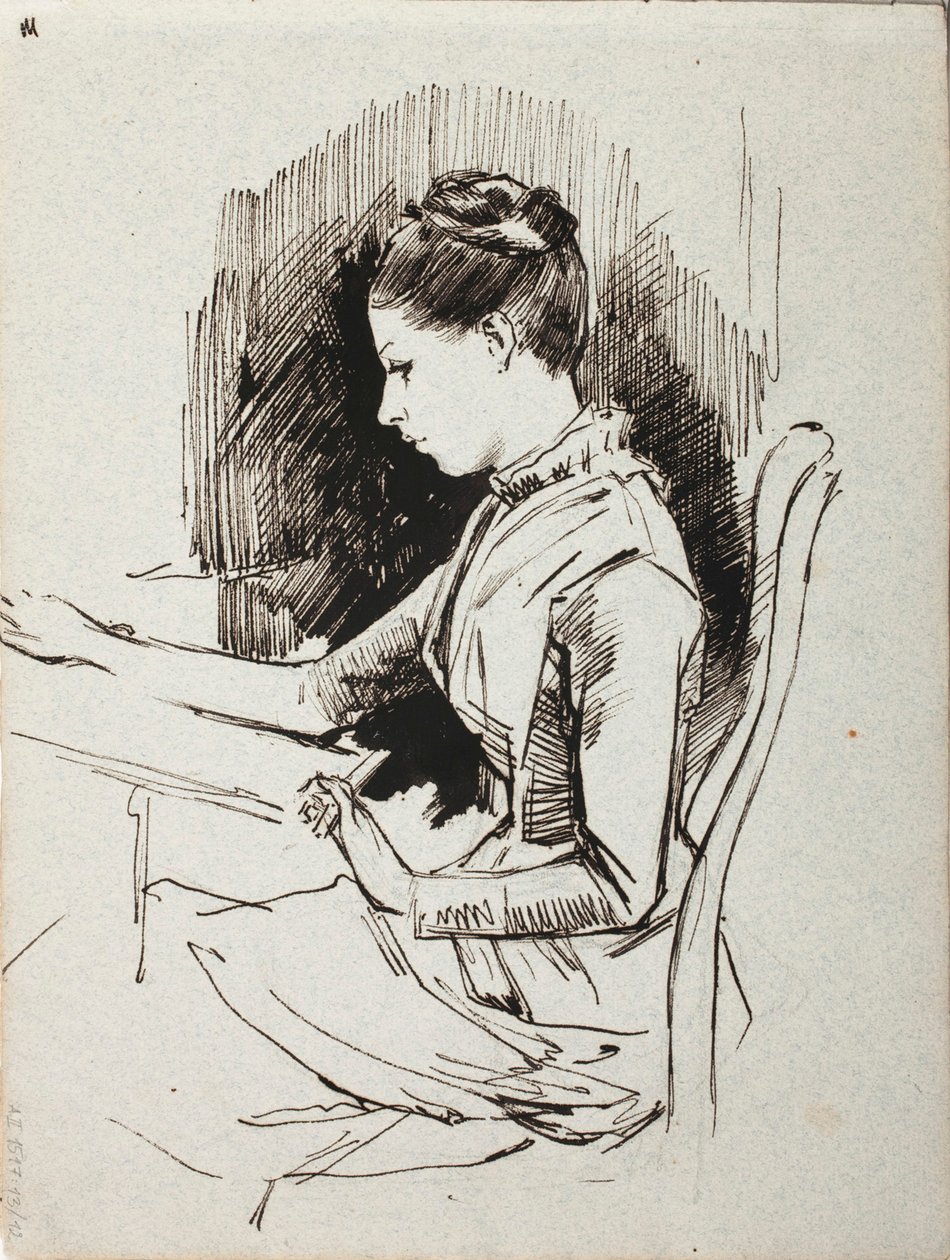 Utan titel av Albert Edelfelt