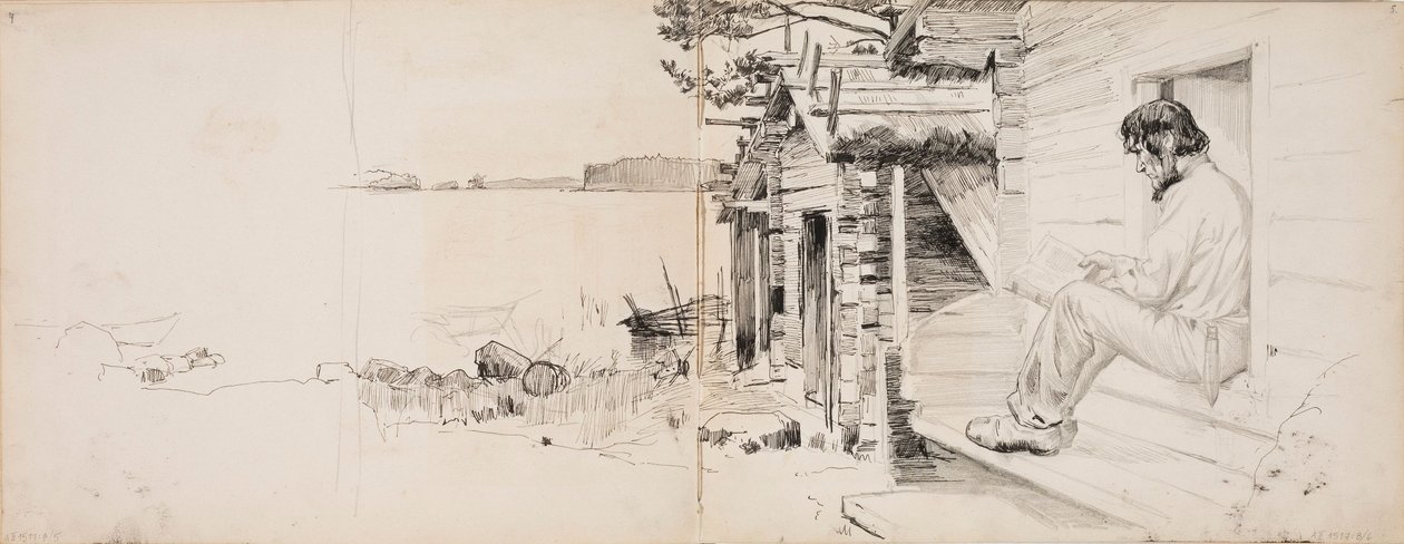 Utan titel av Albert Edelfelt