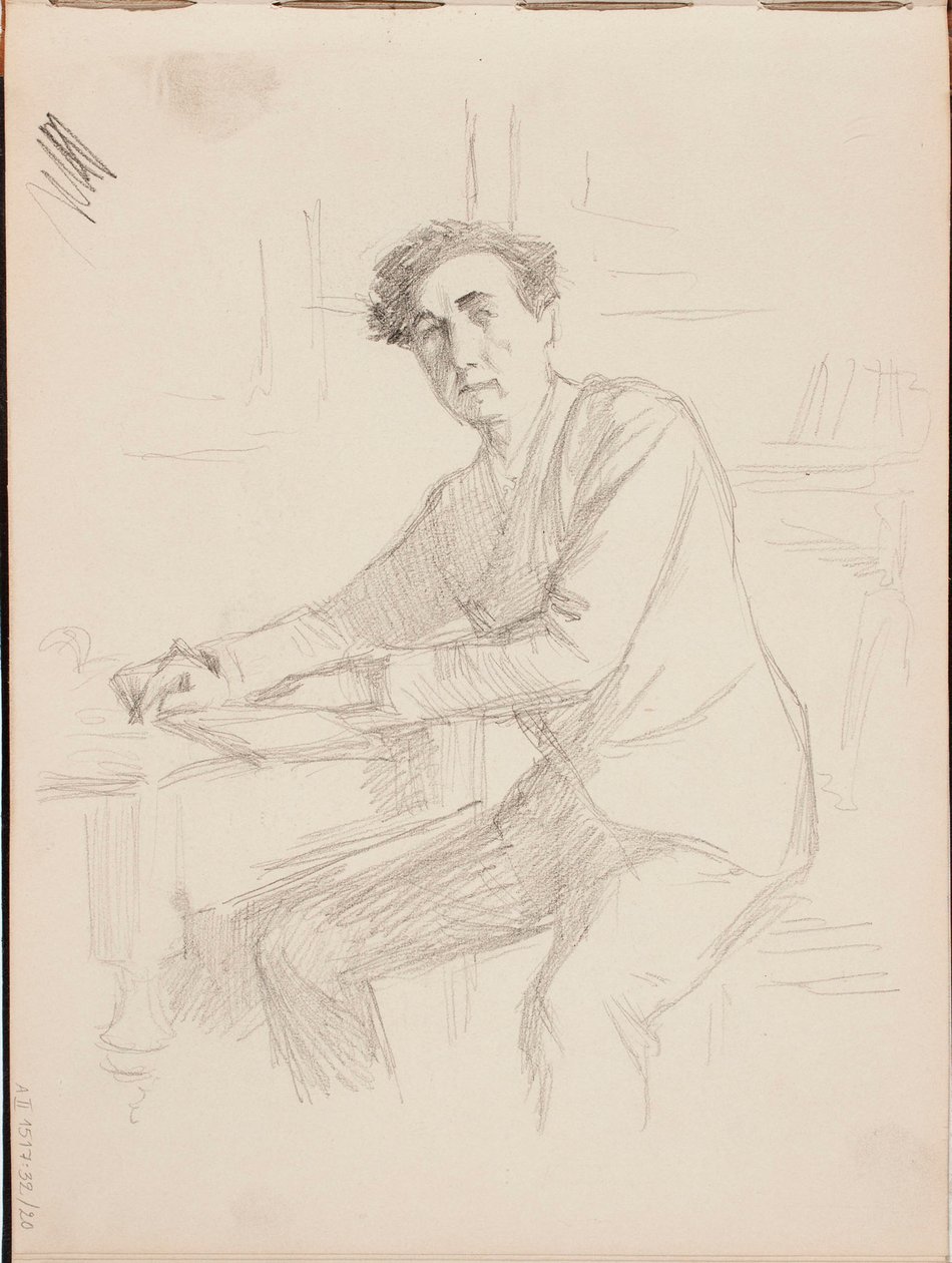 Utan titel av Albert Edelfelt