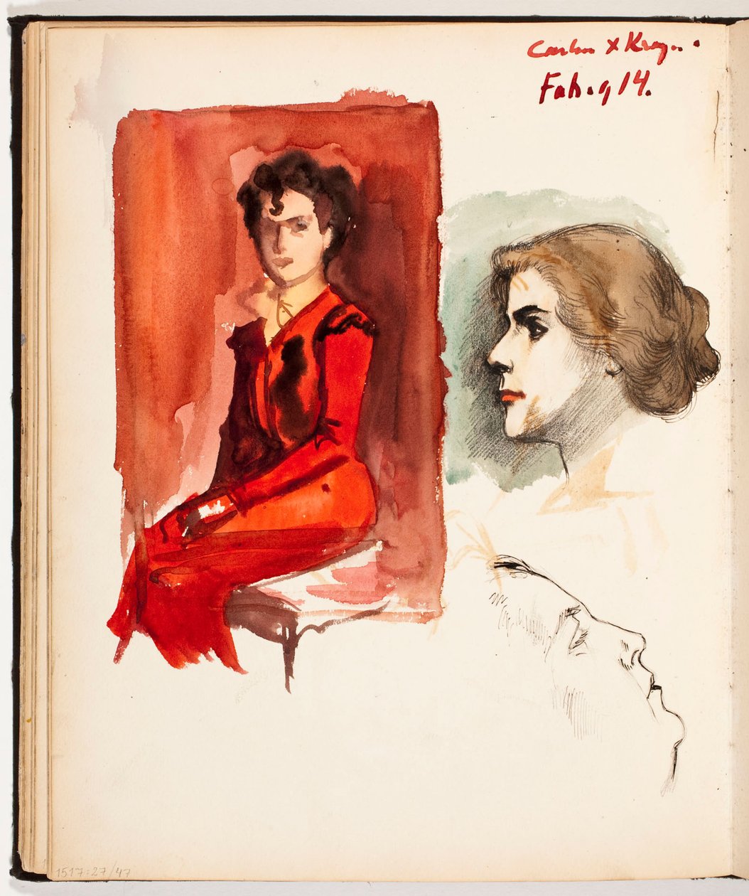 Utan titel av Albert Edelfelt