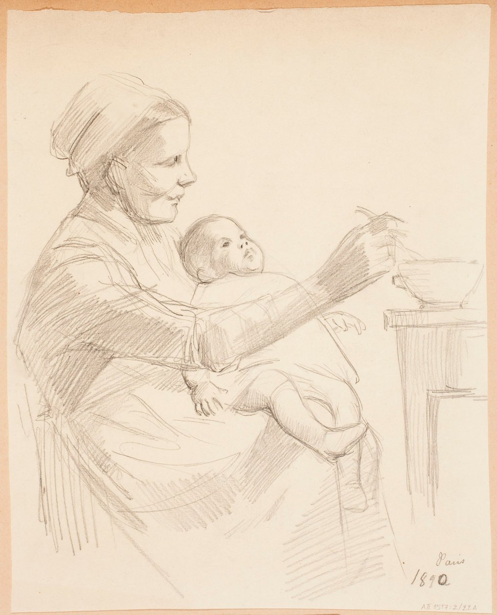 Utan titel av Albert Edelfelt